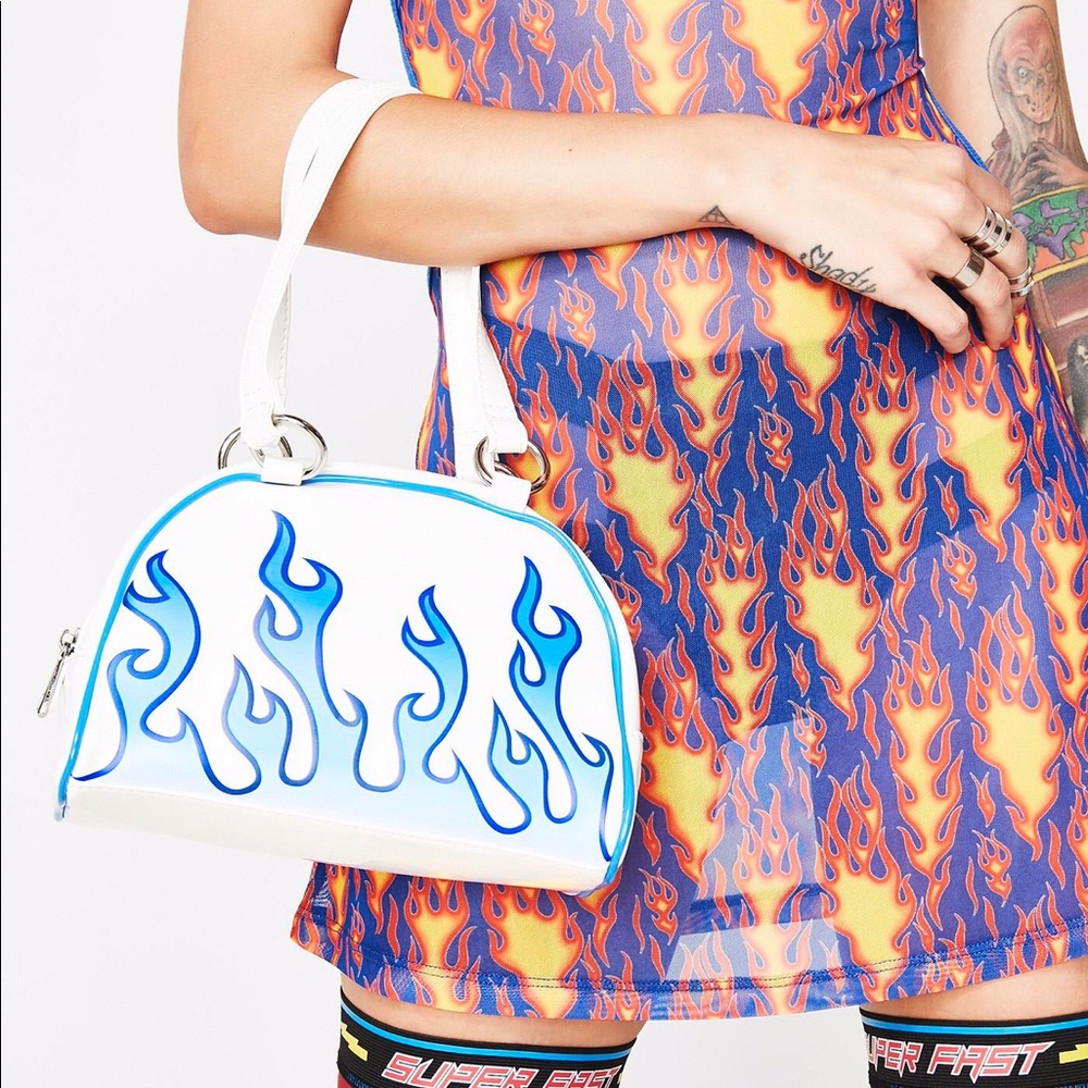 Dolls kill flame purse 🦋